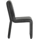 Cascata Marseille Black Leather Dining Chair